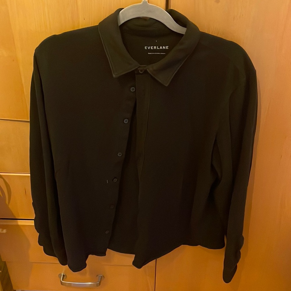 Everlane performance button down shirt men’s L